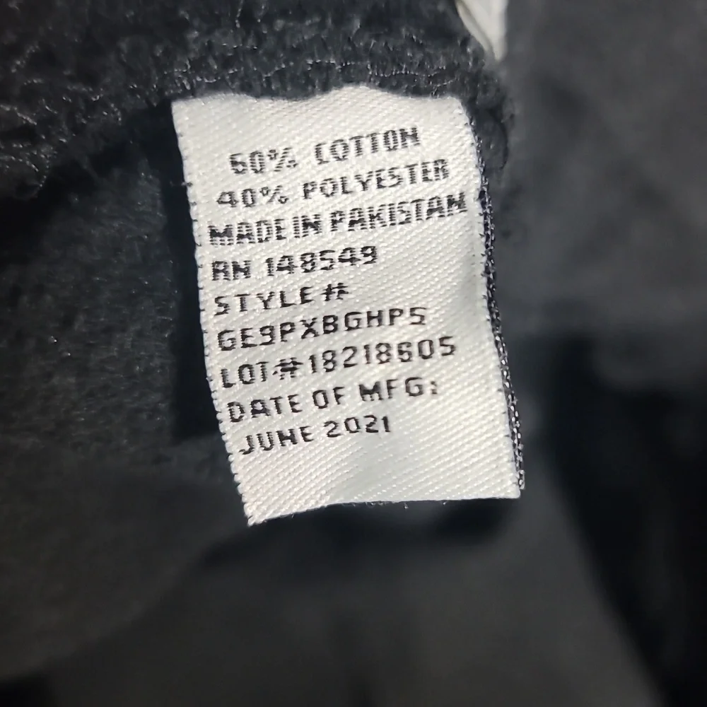 Six Lincoln New York Slim Fit Black Jogger Sweatpant
